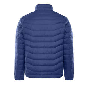 Blouson matelassé avec logo personnalisé, fermeture éclair, col montant, couleur unie, grande taille, coupe-vent, veste d'hiver pour homme, livraison DDP - Product Image 2