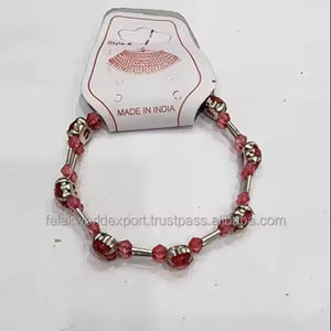 Pulsera de cuentas surtidas Unisex con ágata perla diamante budismo religioso estilo bola patrón brazaletes para boda o regalo de FWE - Product Image 6