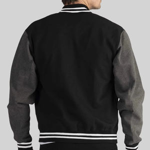 Blouson Bomber Unisexe Premium Personnalisable Couleur Unie Coupe Décontractée en Toile Coupe-Vent - Product Image 1