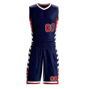 Uniformes de basket-ball unisexes imprimés grande taille personnalisés dernière conception 100% Polyester vêtements de sport respirants à séchage rapide 2025 - Product Image 3