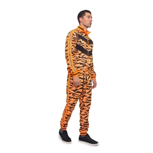 Meilleurs vêtements de Offre Spéciale d'hiver Ensembles pour hommes Ensemble de sweat à capuche imprimé Sweat-shirt à col rond et pantalon de jogging en polaire à fermeture éclair - Product Image 4