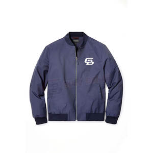 แจ็กเก็ตบอมเบอร์สำหรับผู้ชายเสื้อแจ็กเก็ตบอมเบอร์สำหรับผู้ชายเสื้อแจ็กเก็ตบอมเบอร์แบบมีขอบระบายเป็นโครงและมีตัวเลือกสีแบบวินเทจ - Product Image 4