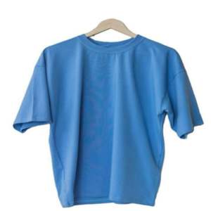Camiseta personalizable de cuello redondo para hombre, 100% algodón, de gran tamaño, Color azul lavado, de alta calidad, de punto pesado, en blanco sólido para - Product Image 1