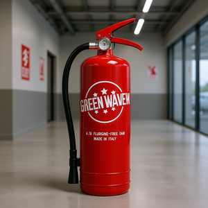 Extintor de Incendios 'Green Wave' de 6 Litros de Alta Calidad, Espuma sin Flúor, Hecho en Italia, Directo de Fábrica-GW6AI - Product Image 3