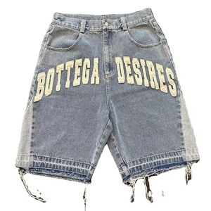 Custom Windproof <b>Jeans</b> Shorts Breathable Canvas Men 100% Cotton Shorts CustomMade Men's <b>Jeans</b> Shorts - Product Image 2