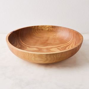 Bol de service en bois pur de couleur naturelle d'une seule pièce de conception durable pour la restauration et le service dans les hôtels - Product Image 4
