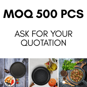 Wok Antiadherente de Granito de Alta Calidad de 28 cm de Diámetro para Saltear, Disponible en Varios Diámetros para Estufas de Gas e Inducción - Product Image 6