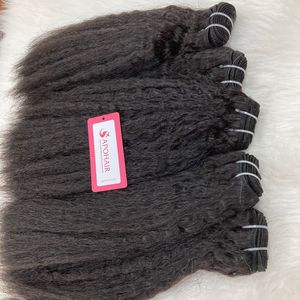 Extensions à clips en cheveux vierges vietnamiens, vente chaude, Remy, cuticules alignées, style vague profonde lâche, femmes noires, vague naturelle - Product Image 2