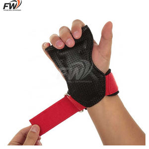 Poignées de gymnastique en cuir personnalisées unisexes, protège-paumes en cuir de vachette pour le fitness et la musculation, logo personnalisable - Product Image 6