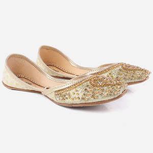 Unze London เครื่องประดับลูกปัดหนังแท้สำหรับผู้หญิงดีไซน์อินเดีย/ปากีสถาน - Product Image 2