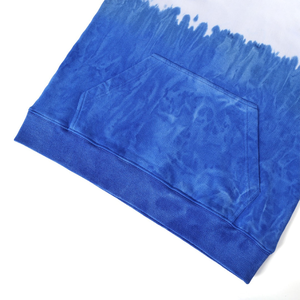 เสื้อฮู้ด Zeta Royal Fleece แบบมีกระเป๋าจิงโจ้ |   เสื้อผ้าสตรีทแวร์สีน้ำเงินเข้ม ขาว สไตล์ลำลอง ใส่สบาย สำหรับฤดูหนาว ผลิตจากผ้าฝ้ายออร์แกนิค 100% - Product Image 6