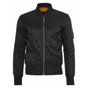 Blouson aviateur pour homme de style OEM, tissu polyester de haute qualité, fermeture éclair multicolores, blouson aviateur imperméable avec MOQ faible - Product Image 5