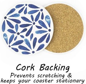 Best-Selling Round Stone <b>Coasters</b> High-Quality Marble <b>Drink</b> Mats Premium Natural Stone Popular Round Stone <b>Coasters</b> From India - Product Image 4