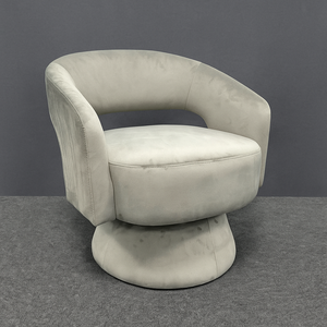 Prestige Modern Elegance <b>Swivel</b> <b>Lounge</b> <b>Chair</b> Eco-Friendly Velvet Cross Back Leisure <b>Chair</b> for Home Hotel Living Rooms Vietnam - Product Image 1