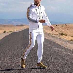 ชุดวอร์มสำหรับผู้ชายชุดวิ่งชุดออกกำลังกายเล่นกีฬาทำจากโพลีเอสเตอร์ออกแบบได้ตามที่ต้องการสำหรับ2025 - Product Image 4