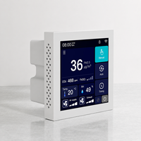 Contrôleur intelligent de ventilation d'air frais avec écran tactile LCD, RS485 Modbus, pour CVC, ERV, HRV, et régulateur de vitesse de ventilateur, version CO2