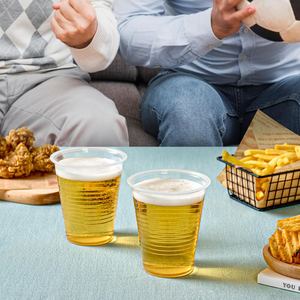 Gobelets jetables froids de 12 oz, étanches, en PET/PLA, sans BPA, écologiques, résistants au congélateur, pour les fêtes, les mariages, le camping et les événements, SANS BPA - Product Image 2