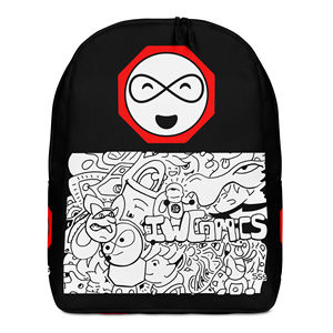 Cómics IW # Mochila de Moda con Diseño de Reptiles, Estilo Doodle, Cierre de Cremallera, Impermeable, de Poliéster, para Niños y Niñas - Product Image 1