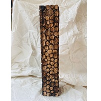 Vase à fleurs en métal pour mariage et fêtes, décorations artisanales de luxe Antique, Vase décoratif en métal naturel plaqué or