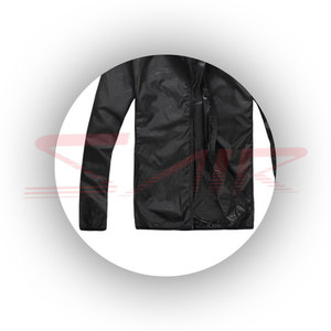 Veste coupe-vent décontractée pour homme, grande taille, à capuche, couleur unie, respirante, imperméable, écologique, séchage rapide, fermeture éclair - Product Image 3