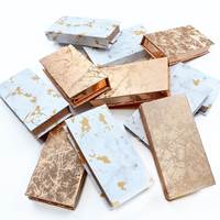 Emballage de boîte à cils personnalisé étui à cils pour marque privée boîte à cils de couleur rose nude vente en gros
