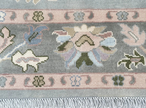 Haute qualité moderne luxe Vintage Oushak tapis fait à la main abstrait laine coupe Pile coton zone tapis épais PET amical écologique - Product Image 6