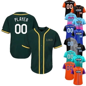 BETHERIVAL Chine Patron de Couture Sergé Sublimé Personnalisé Respirant À Séchage Rapide 100% Polyester Uniforme De Baseball - Product Image 2