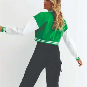 เสื้อแจ็กเก็ตสตรีทผ้าแคนวาสขนแกะระบายอากาศได้ดีมีกระดุมเย็บต่อกัน - Product Image 4