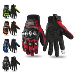 Full Finger Motorcycle Riding <b>Gloves</b> with <b>Touchscreen</b> Knuckle Protection Windproof Summer <b>Gloves</b> for Street Riding Size XL - Product Image 2