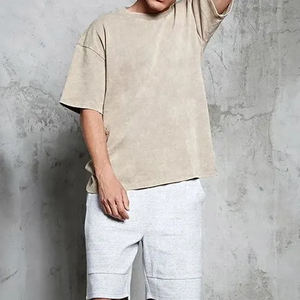 เสื้อยืดสตรีทแวร์สไตล์วินเทจสำหรับผู้ชายเสื้อซักลายกรดสำหรับ100% ซักเสื้อผ้าพิมพ์ลายแบบไม่มีความสุข - Product Image 5