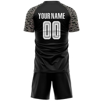 Uniforme de fútbol personalizado nombre del equipo número sublimación impreso uniforme de fútbol transpirable