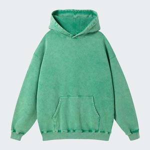 Sudaderas con capucha para hombre con lavado ácido, sudaderas de gran tamaño, ropa de calle personalizada básica, sudaderas con capucha de felpa francesa para hombre, capucha de lana de algodón para hombre - Product Image 5