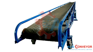 Convoyeur à bande à haute résistance pour matériaux en vrac, état neuf, réglable, fabricant indien, bande en caoutchouc, matériau en acier - Product Image 6