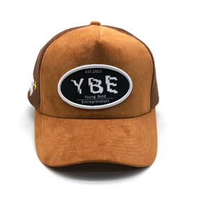 Nuevas Tendencias, Gorras de Camionero de Pana de 5 Paneles con Logotipo Personalizado Negro, Gorras de Malla al por Mayor - Product Image 2