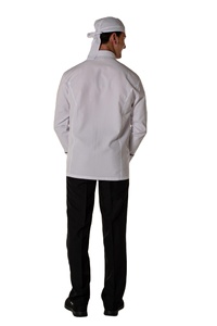 Uniformes de chef grande taille unisexe, vestes et chemises, tissu en polyester et coton à imprimé numérique, uniformes de cuisine et d'hôtel, service OEM - Product Image 2