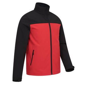 Veste Softshell en gros, imperméable, séchage rapide, veste de sport, randonnée, coupe-vent, veste Softshell à capuche pour hommes - Product Image 4