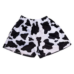 กางเกงขาสั้นสไตล์คาวบอยแบบยูนิเซ็กซ์ ผ้าโพลีเอสเตอร์/ตาข่าย สำหรับงานซับลิเมชั่น ขายส่งจากโรงงาน พร้อมส่ง - Product Image 1