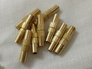 Serrures de baril en laiton sur mesure en laiton fabriquées en taille 14 mm avec trou de 2mm, idéales pour les créateurs de colliers et de bracelets - Product Image 5