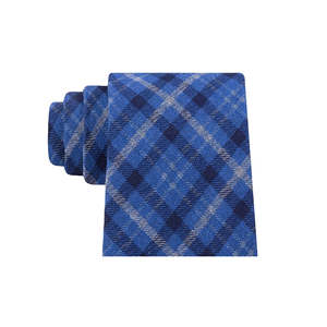Cravatta Classica a Quadri Boston da Uomo Tommy Hilfiger Blu Taglia Regolare in Tessuto Lavorato - Product Image 3
