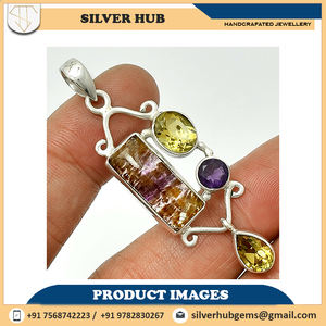 สไตล์925เงินสเตอร์ลิงอเมทิสต์จี้เครื่องประดับเพื่อขายในราคาที่ดีที่สุด - Product Image 6