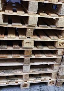 Palé de madera industrial de una cara de alta calidad Entrada de 4 vías estándar europea de Epal Woods. - Product Image 4