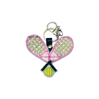 Nouveaux pendentifs brodés style bohème, bijoux perlés faits à la main, breloques palmiers colorés pour sacs/clés, pour femmes et enfants