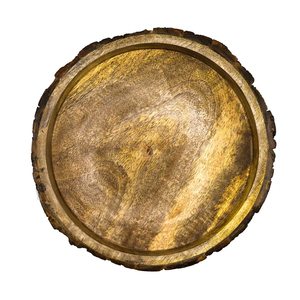 Bandeja de Madera Circular de Alta Calidad, Plato de Servir con Diseño de Alto Estándar, Plato Decorativo Portátil para Catering Disponible - Product Image 1