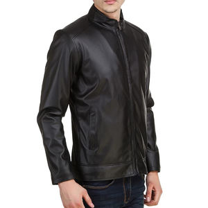 Veste pour homme 100% cuir, manches longues, style streetwear, vente chaude, nouvelle conception, veste en cuir de haute qualité - Product Image 2