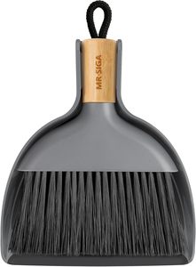 ชุดที่โกยขยะและแปรง MR.SIGA ด้ามไม้ไผ่ สีเทา 1 ชุด - Product Image 6