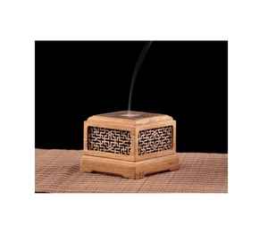 Elegante Quemador de Incienso Árabe Personalizado con Incrustaciones de Madera de Acacia, Hecho a Mano, Ecológico, para el Hogar y para Regalos - Product Image 2