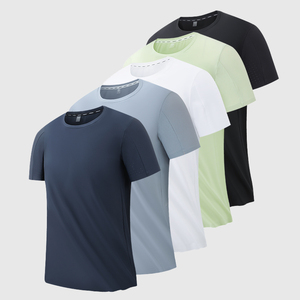 เสื้อชั้นในระบายอากาศได้ดีแห้งเร็วสำหรับผู้ชายเสื้อออกกำลังกาย25% 75% ผ้าไนลอนผ้าสแปนเด็กซ์ออกแบบได้ตามต้องการ - Product Image 1