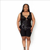 Ganzkörper-Korsett Bodysuit Formende Strumpfhose Postpartale Gürtel Fajas Kolumbianische Shapewear mit Po-Push-up-Effekt für Frauen