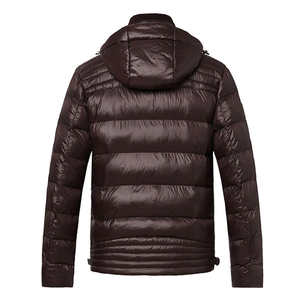 Chaqueta acolchada de invierno para hombre ATLANTIC, cuello con Cremallera de nailon/poliéster personalizable, patrón sólido ODM - Product Image 2