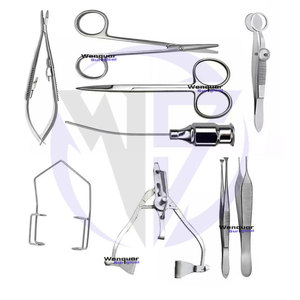 Juego de Cirugía Ocular General de 9 Piezas, Instrumentos Veterinarios Manuales de Acero Inoxidable, Último Diseño 2026, Fabricado por Wenquar - Product Image 4